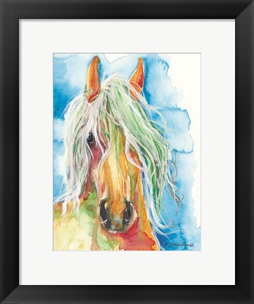 Framed Water Horse Print