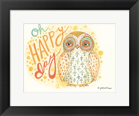 Framed Oh Happy Day Print