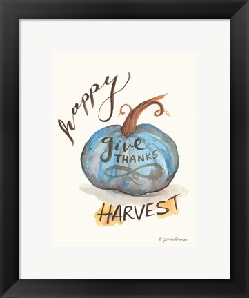 Framed Thankful Heart Print