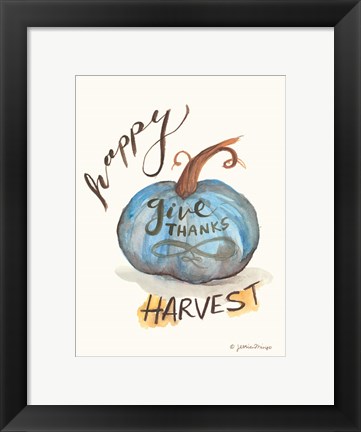 Framed Thankful Heart Print