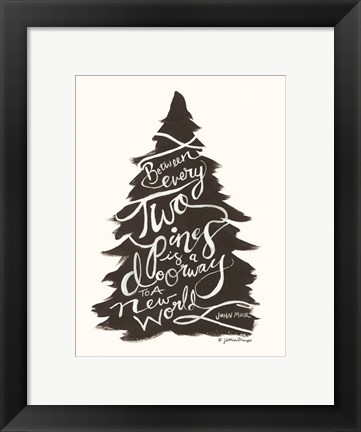 Framed Doorway to a New World Print