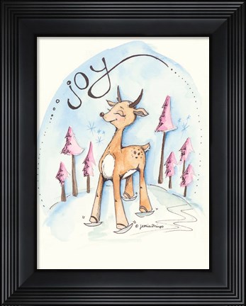 Framed Winter&#39;s Joy Print