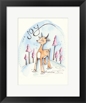 Framed Winter&#39;s Joy Print