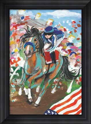 Framed Derby Day Print