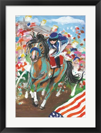 Framed Derby Day Print