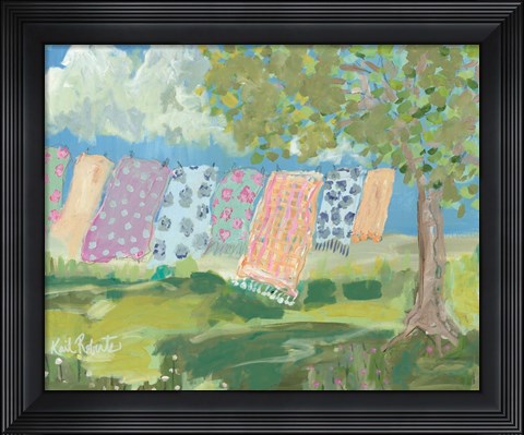 Framed Laundry Day Print