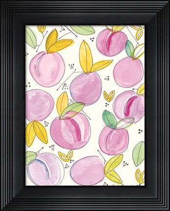 Framed Plum Crazy Print