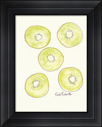 Framed K is for Kiwi Print