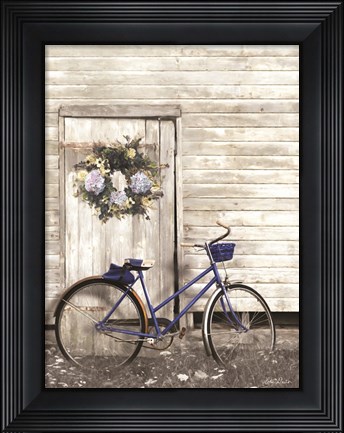 Framed Life is Like Riding a Bike Print