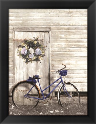 Framed Life is Like Riding a Bike Print