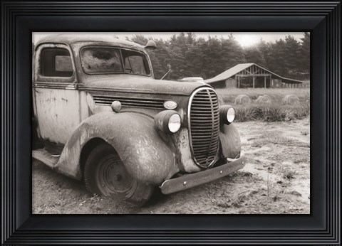 Framed Stuck in the Mud Print