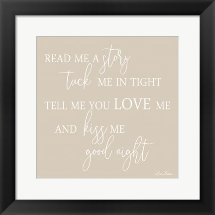 Framed Read Me a Story Print