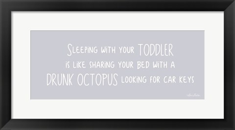 Framed Drunk Octopus Print