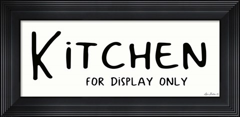Framed Kitchen for Display Only Print
