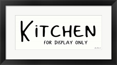 Framed Kitchen for Display Only Print