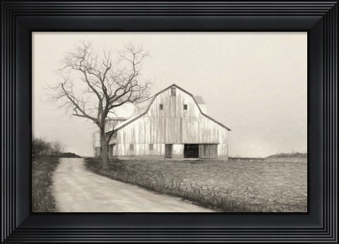 Framed Ohio Fields III Print