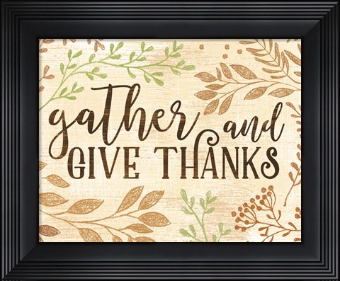 Framed Gather Print