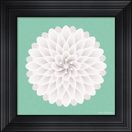 Framed 3D Flower Print