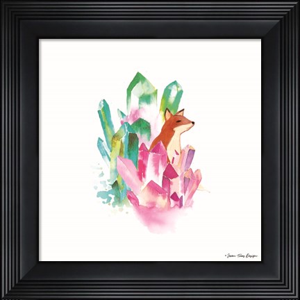 Framed Crystal Forest I Print