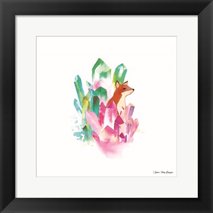 Framed Crystal Forest I Print