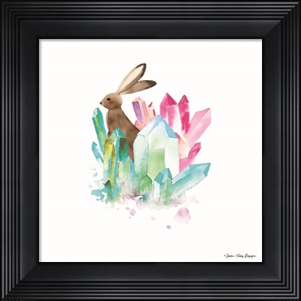 Framed Crystal Forest II Print