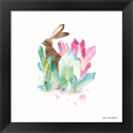 Framed Crystal Forest II Print