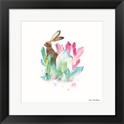 Framed Crystal Forest II Print