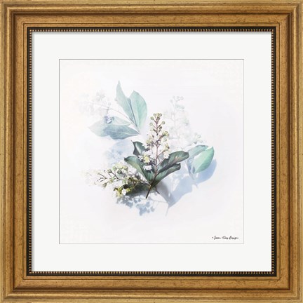 Framed Plants on Ice Print