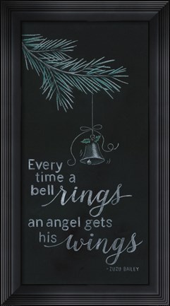 Framed Angel Wings Print