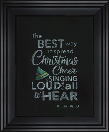 Framed Christmas Cheer Print