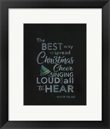 Framed Christmas Cheer Print