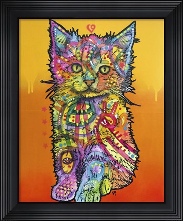Framed Love Kitten Print