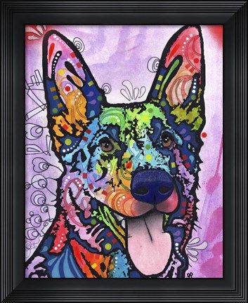 Framed Shepherd Love Print