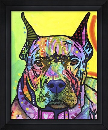 Framed Stare Down Print