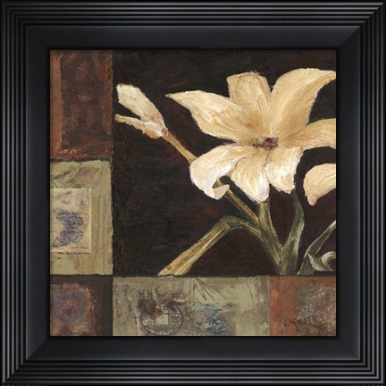 Framed Magnolia Breeze I Print