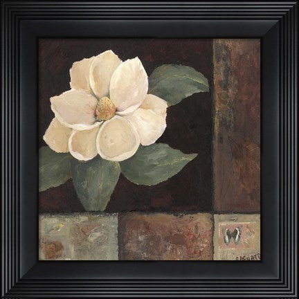 Framed Magnolia Breeze II Print