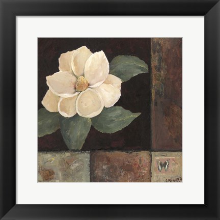 Framed Magnolia Breeze II Print