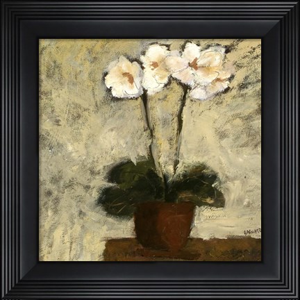 Framed Orchid Textures I Print