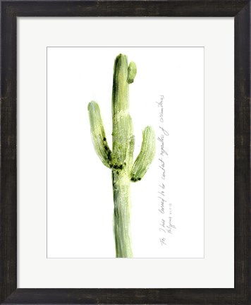 Framed Cactus Verse V Print