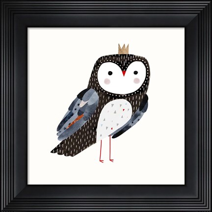 Framed Crowned Critter I Print