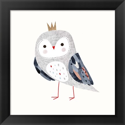 Framed Crowned Critter II Print