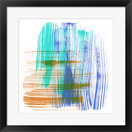 Framed Color Swipe IV Print