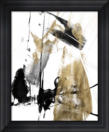 Framed Glam &amp; Black II Print