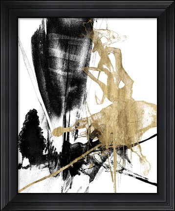 Framed Glam &amp; Black IV Print