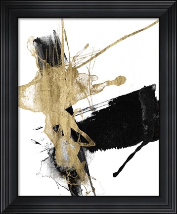 Framed Glam &amp; Black VI Print