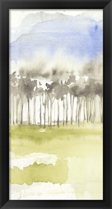 Framed Split Treeline I Print