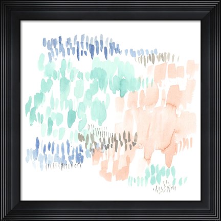 Framed Sugar Dashes II Print