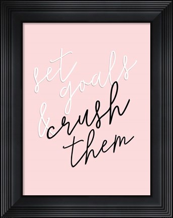 Framed GRL PWR I Print