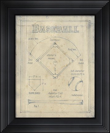 Framed All About the Game I Print