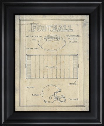 Framed All About the Game II Print